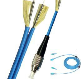 供应单/双芯室内铠装光缆 北京厂家直销，打造可靠布线解决方案